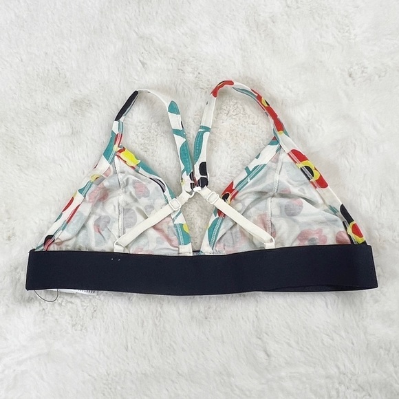 NWT Urban Outfitters Out From Under Cotton Floral Triangle Bralette - Picture 5 of 6
